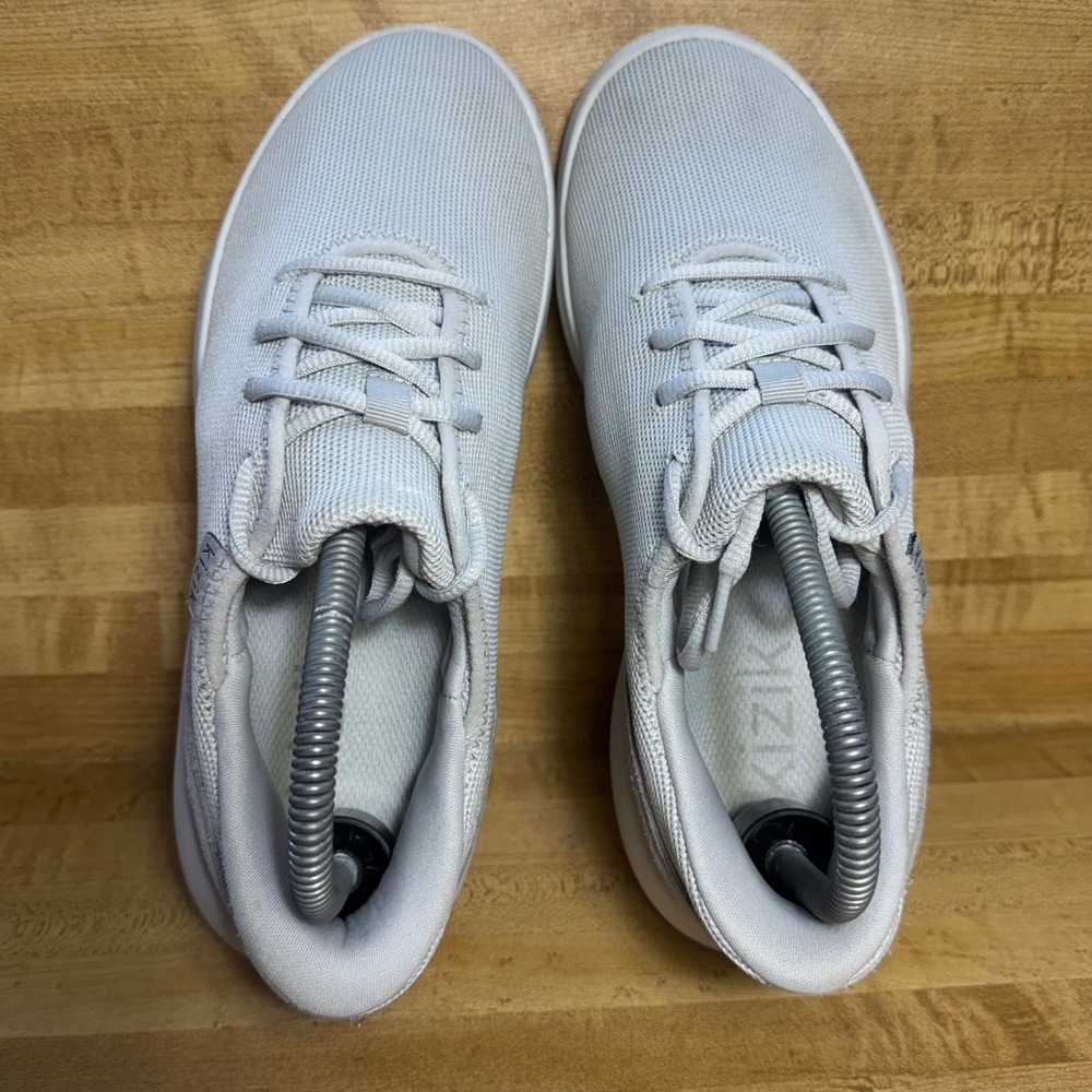 Kizik Madrid Eco Light Grey Hands Free Slip On Sneakers Womens 8.5 Mens 7 - Picture 7 of 7